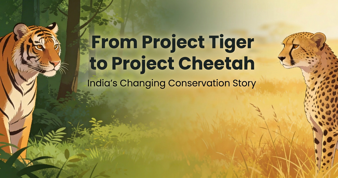 Tiger to Project Cheetah: India's Changing Conservation Story